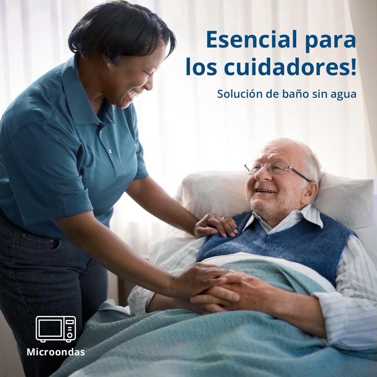 WhyWorry Toallitas Húmedas Corporales para Adultos y Ancianos, Extra Grandes 20x30 cm Toallitas Desechables con Aloe, Limpieza Corporal y Higiene, 99% Agua Pura & sin Alcohol, Perfumadas, 50 Unidades