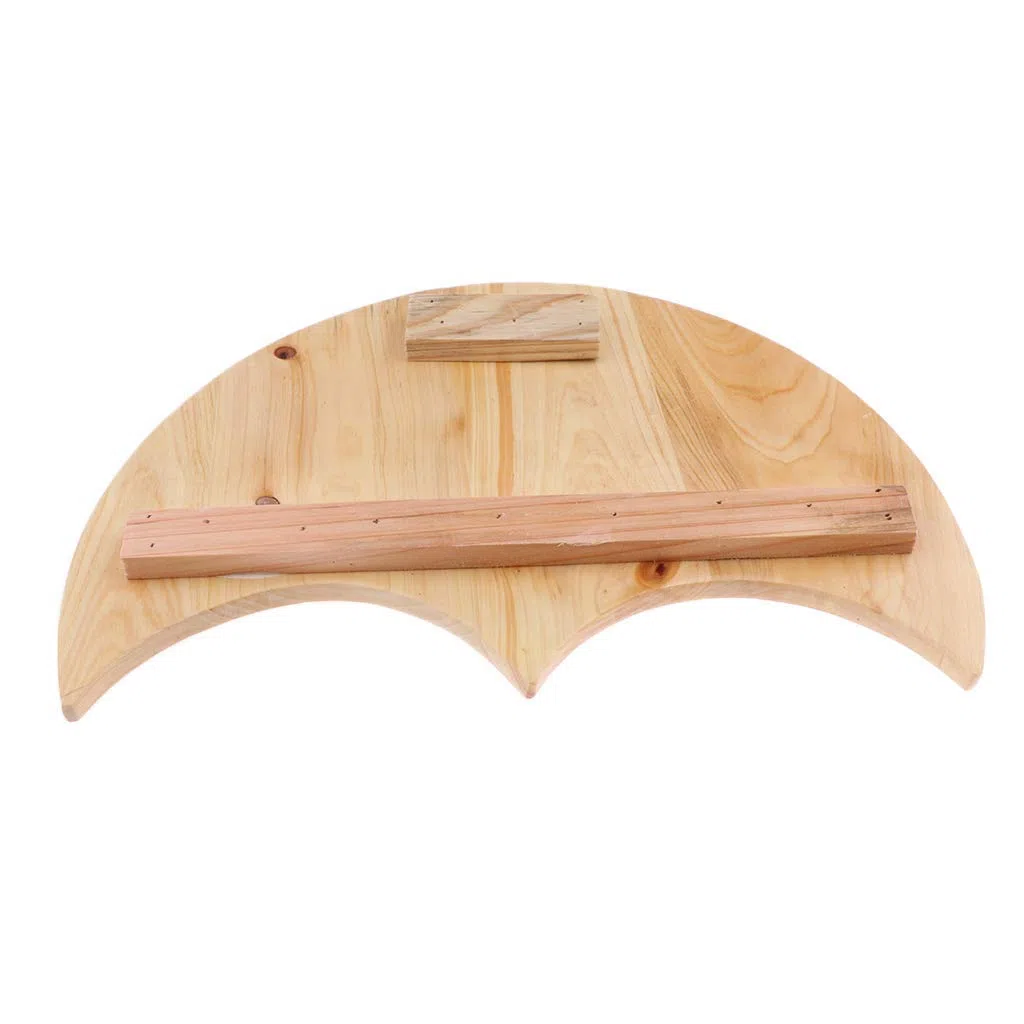 Bañera de madera para sauna, con tapa, para pies de 21 cm