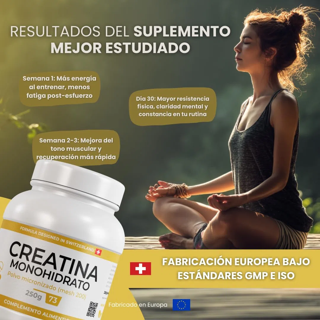 Creatina Monohidratada 100% Pura Micronizada – Fuerza, Energía y Rendimiento Deportivo | BioActiveLabs | Máxima Disolución, Sabor Neutro | 250 g