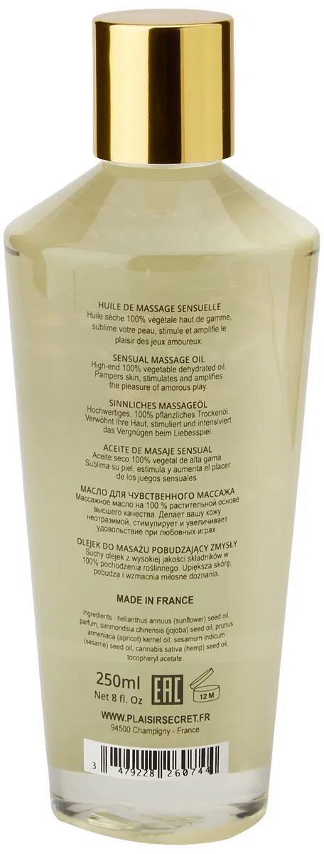 Plaisir Secret Aceite Bienestar y Masaje Eróticos - 250 ml