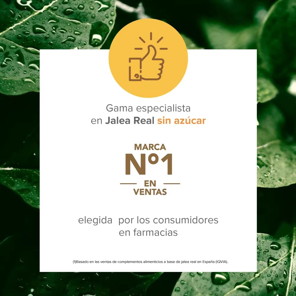 Arkopharma Arkoreal Jalea Real 2500mg Sin Azúcar 20 Ampollas, Máxima Concentración En Jalea Real, Complemento Alimenticio