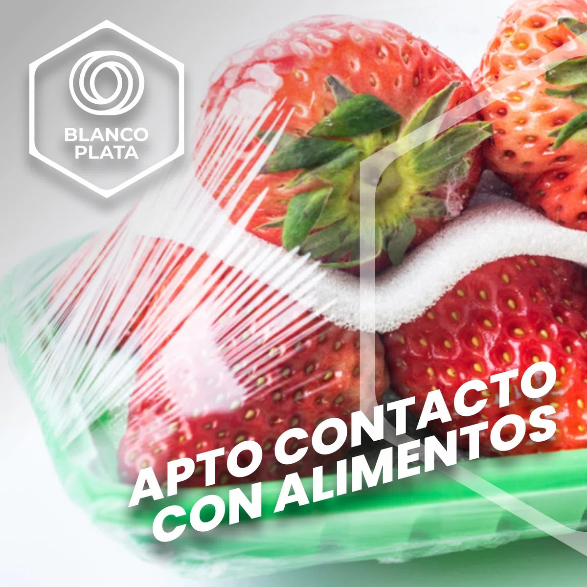 Blancoplata Papel film transparente alimentario 45x1240 (1 unidad, 45cm)