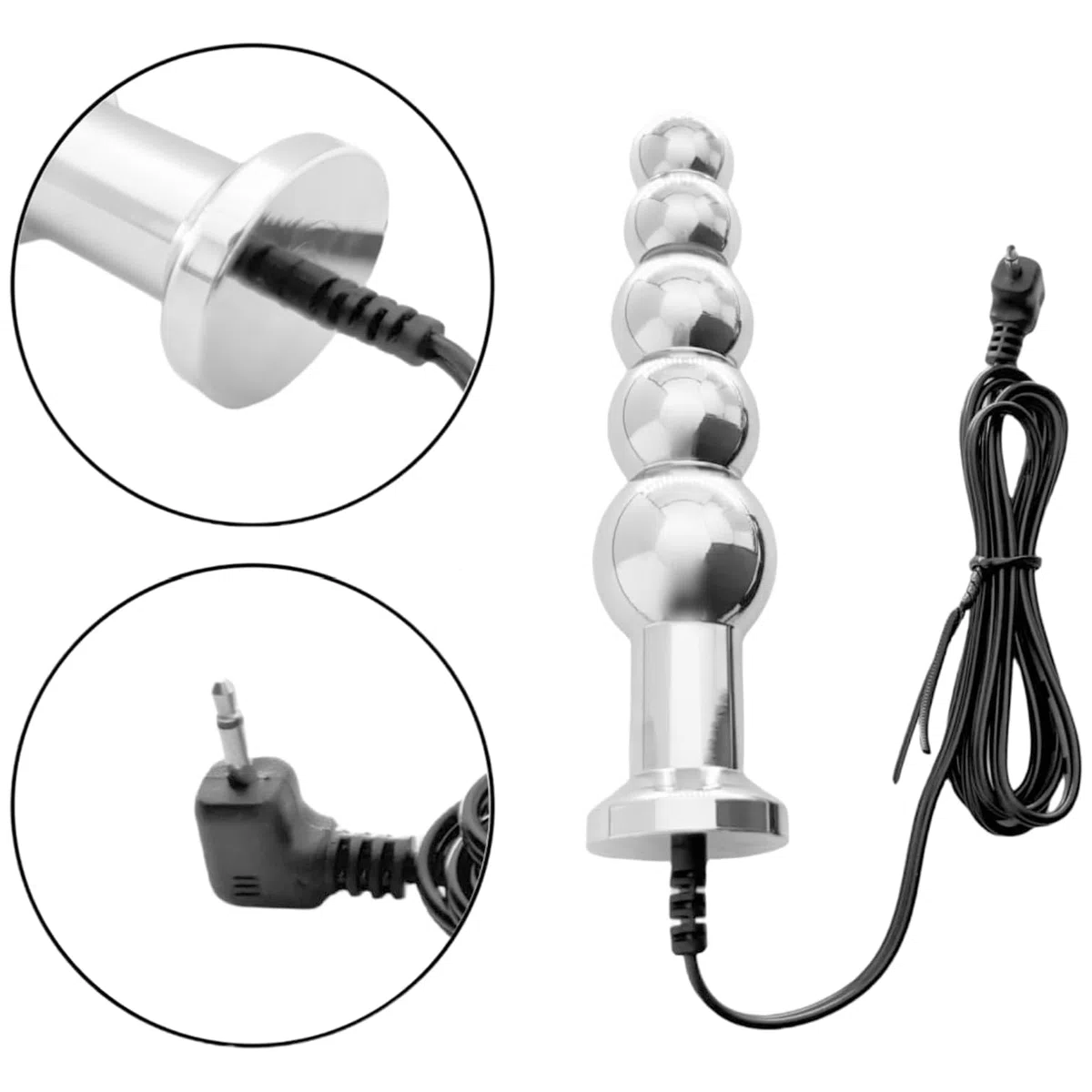 Electroestimulación Plug Anal ElectroShock Anal Dilatador Bdsms Sex Toys