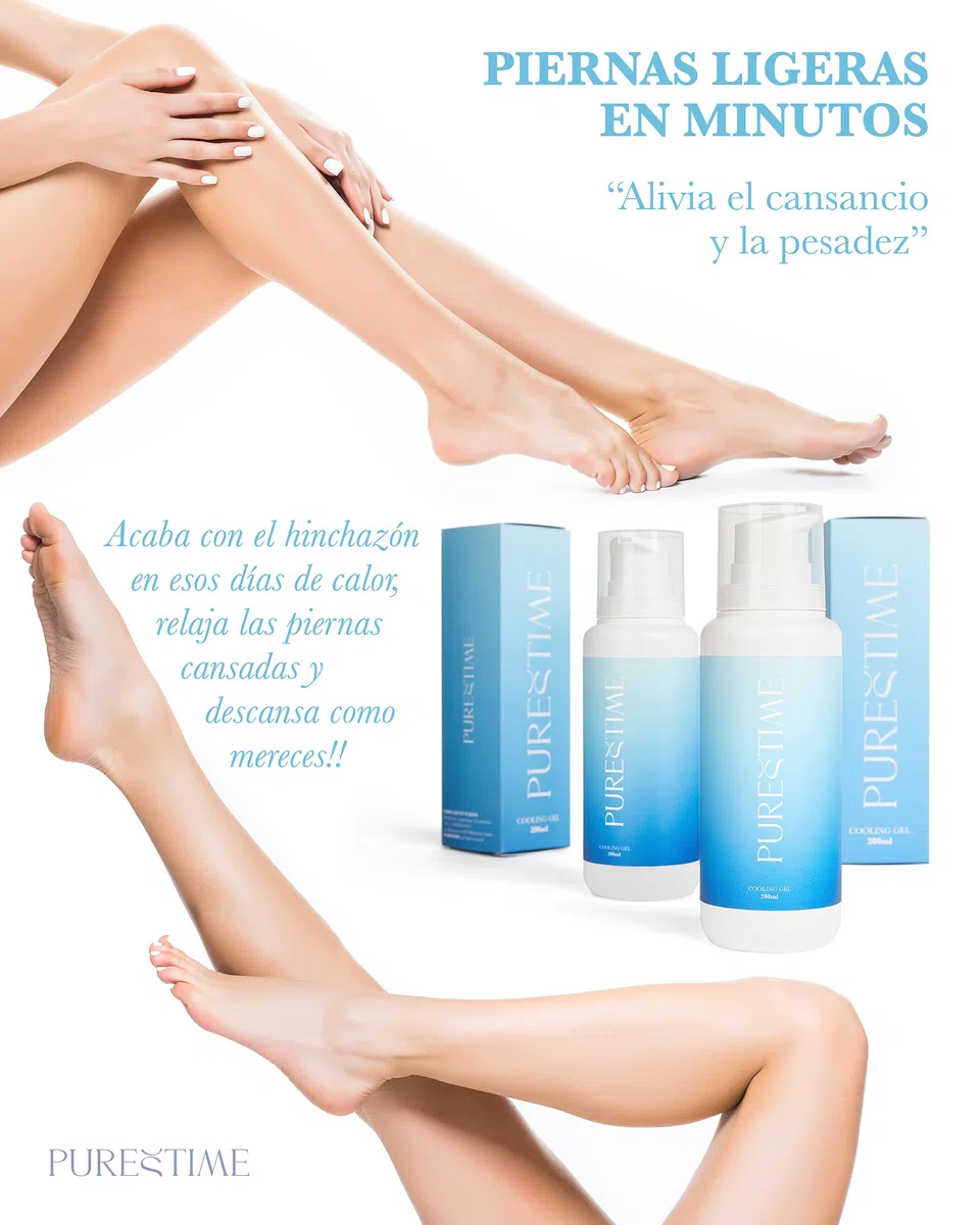 Gel frio piernas Cansadas y Cuerpo –Ideal Embarazo y Deporte. Efecto Refrescante PROLONGADO- Hidrata y Relaja con Aloe Vera, Árnica, Mentol. TESTADO DERMATOLÓGICAMENTE. Hecho en España.