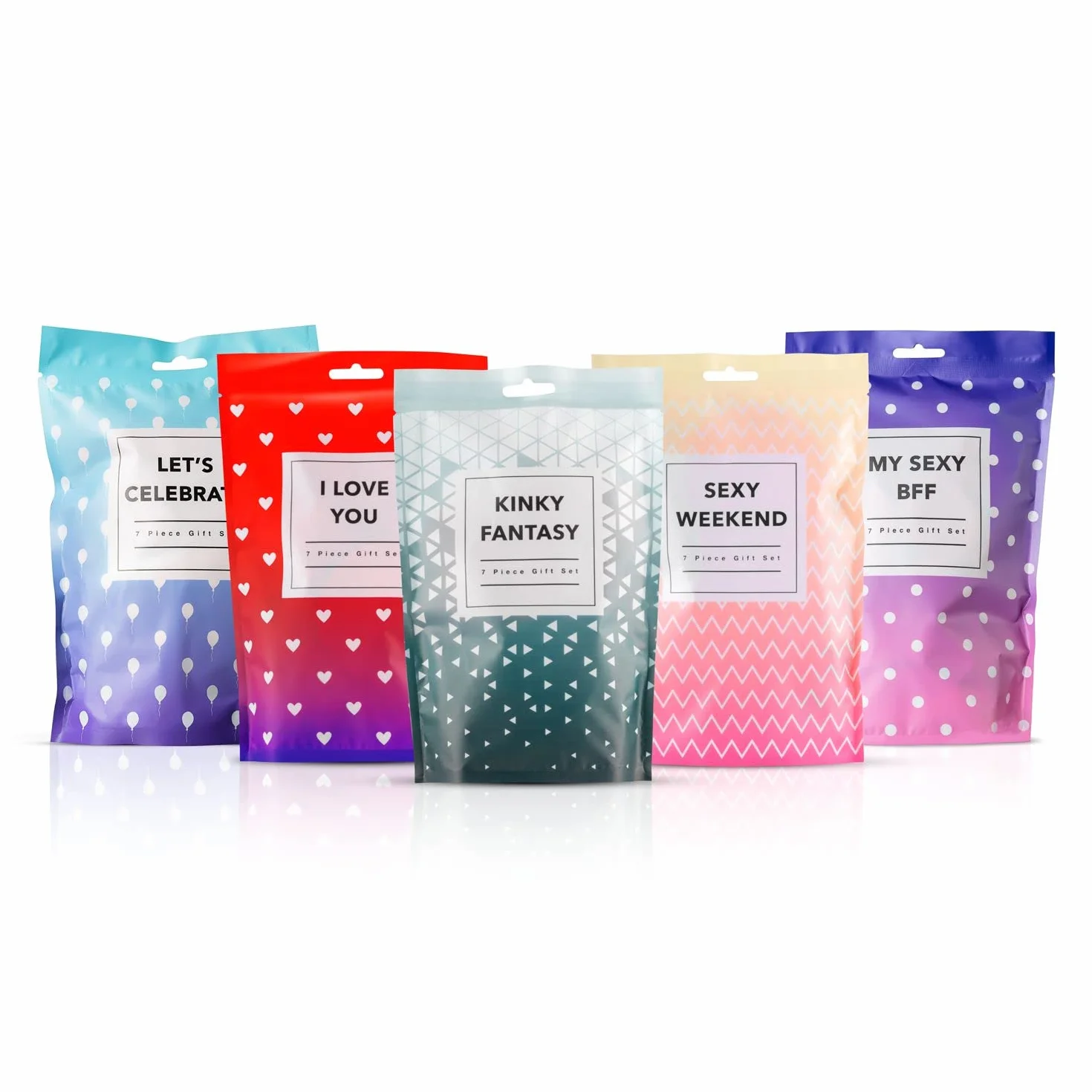 LoveBoxxx 'Sexy Weekend' Set de Regalo Erótico - Kit de Juguetes Sexuales con 7 Juguetes Eróticos para Adultos - Regalo Pareja para una Noche Emocionante en el Dormitorio