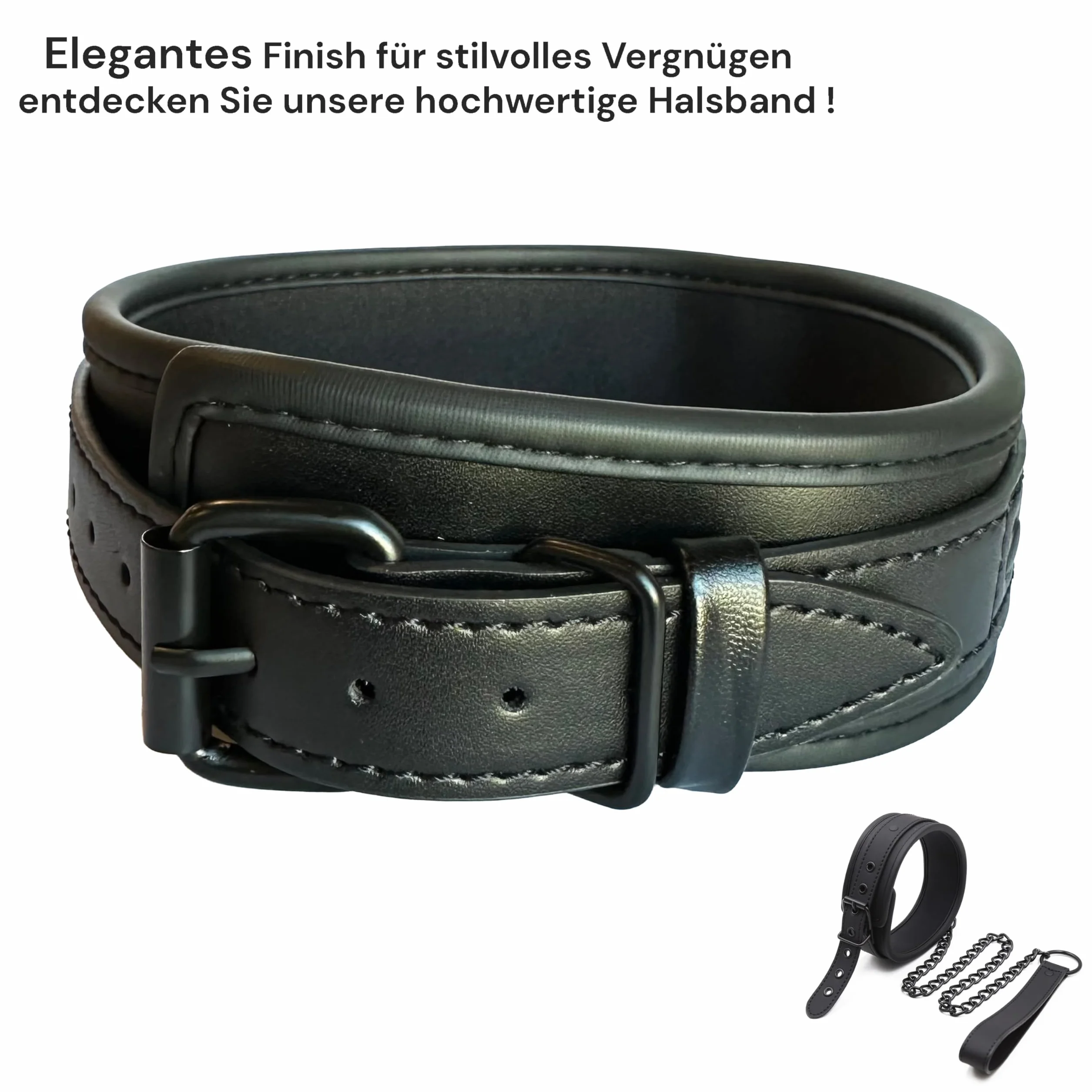 Future of your pleasure Sensual Collar y correa Bdsm Adulto Juguete Sexual negro mujeres para sexo Collar de cuero hombres collares sexuales fetiche Bdsm gargantilla cuero hombres FOPS B17