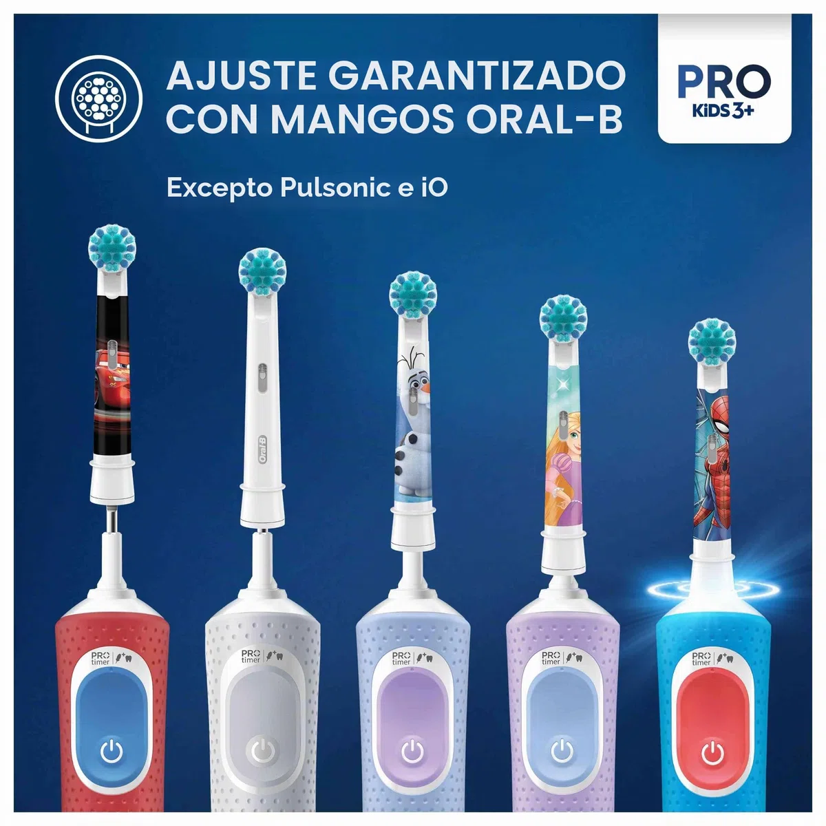 Oral-B Kids Cabezales de Recambio con Los Personajes de Star Wars, Pack de 2 Unidades (Stages Power)