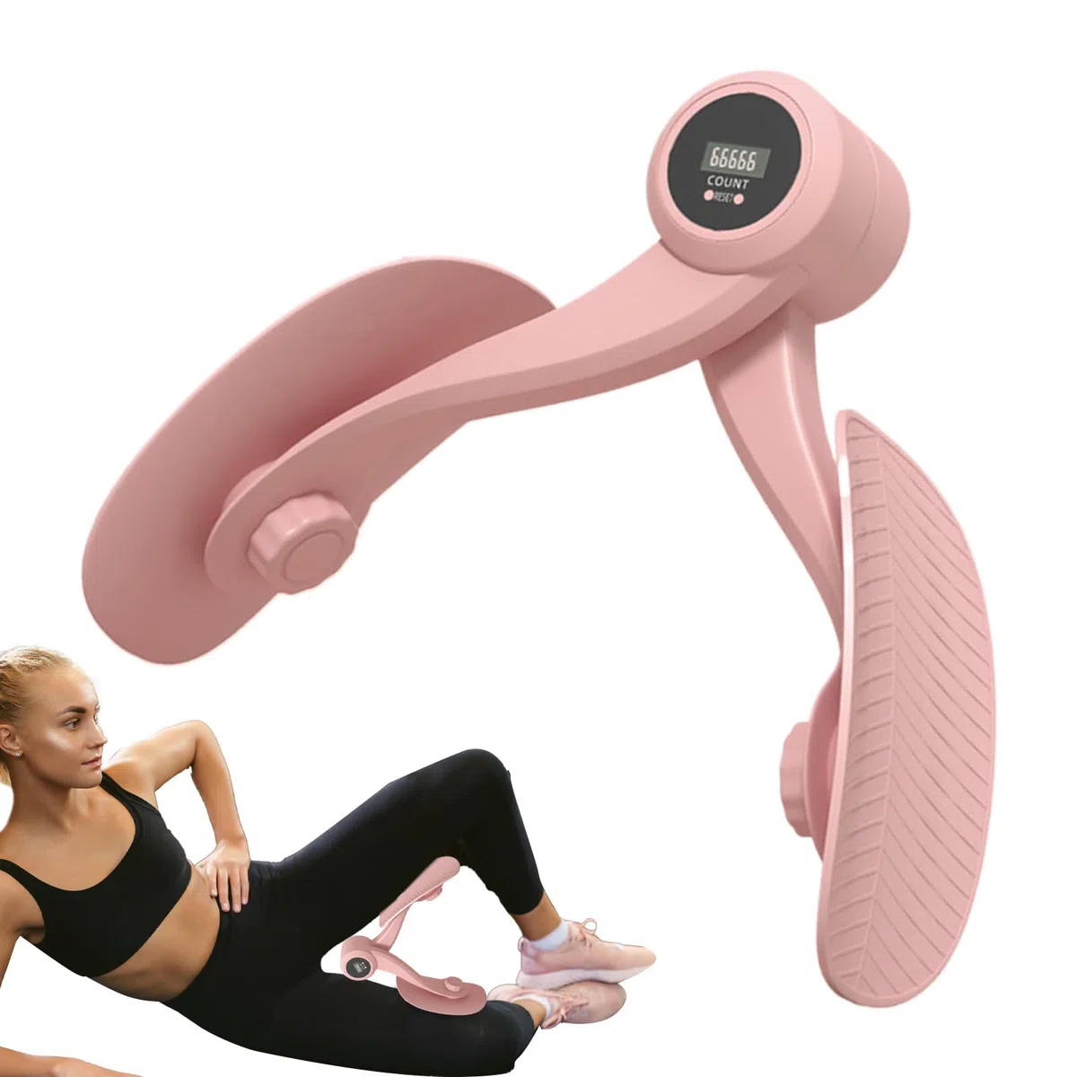 Dispositivos De Ejercicio Para Suelo Pélvico,Tonificador Muscular Íntimo Con Vibración - Ergonómico Con Niveles De Intensidad Ajustables Y Estimulador De Muslos Para Ejercicio Y Relajación Muscular En