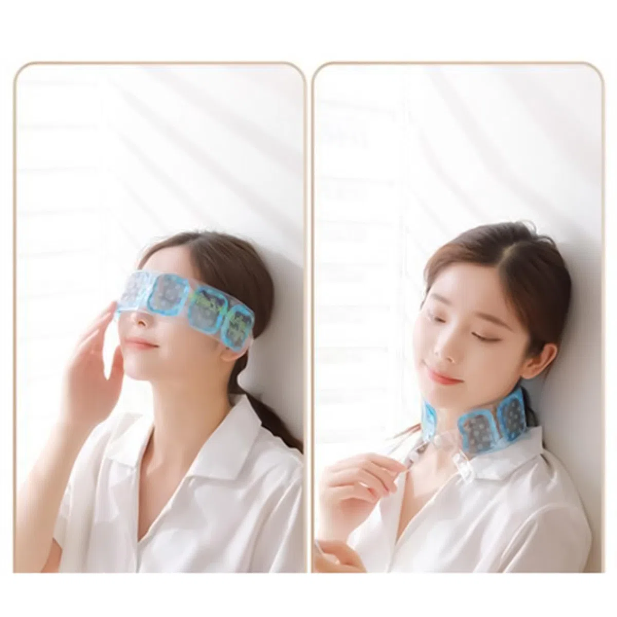 Collares de enfriamiento para el cuello – Collar de hielo de gel ajustable reutilizable para enfriamiento instantáneo, bufanda de terapia de frío de verano, ligero del sudor, deportes al aire