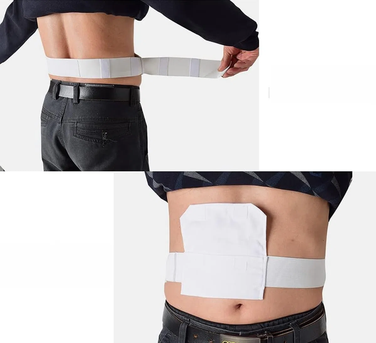 Cinturón de diálisis peritoneal, soporte para catéter de diálisis peritoneal con bolsillo, correa de diálisis peritoneal ajustable, sonda G, cinturón protector de tubo peritoneal para sondas PEG, G y