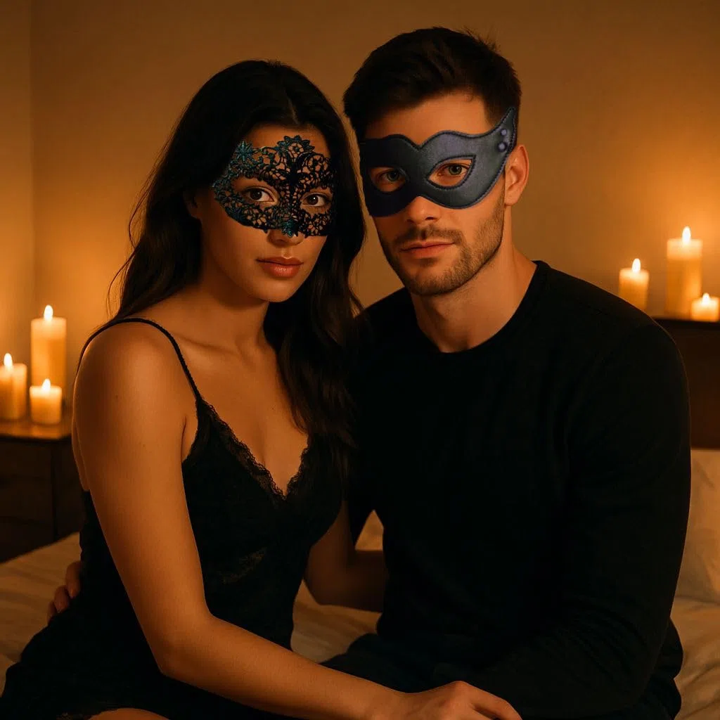 Posición 36 del Kamasutra, Juegos Románticos Adultos y Reto para Parejas con Máscaras de Fantasía, Póster para Rascar