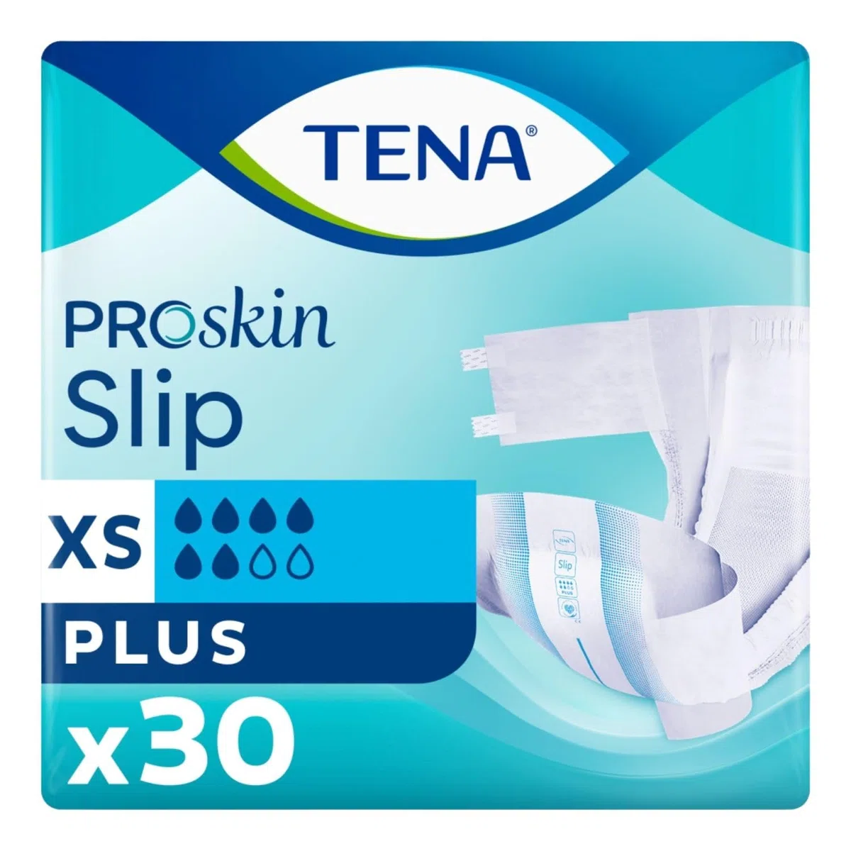 SCA Tena Slip Plus Conlioair - Lote de salvaslip, talla XS, 30 unidades