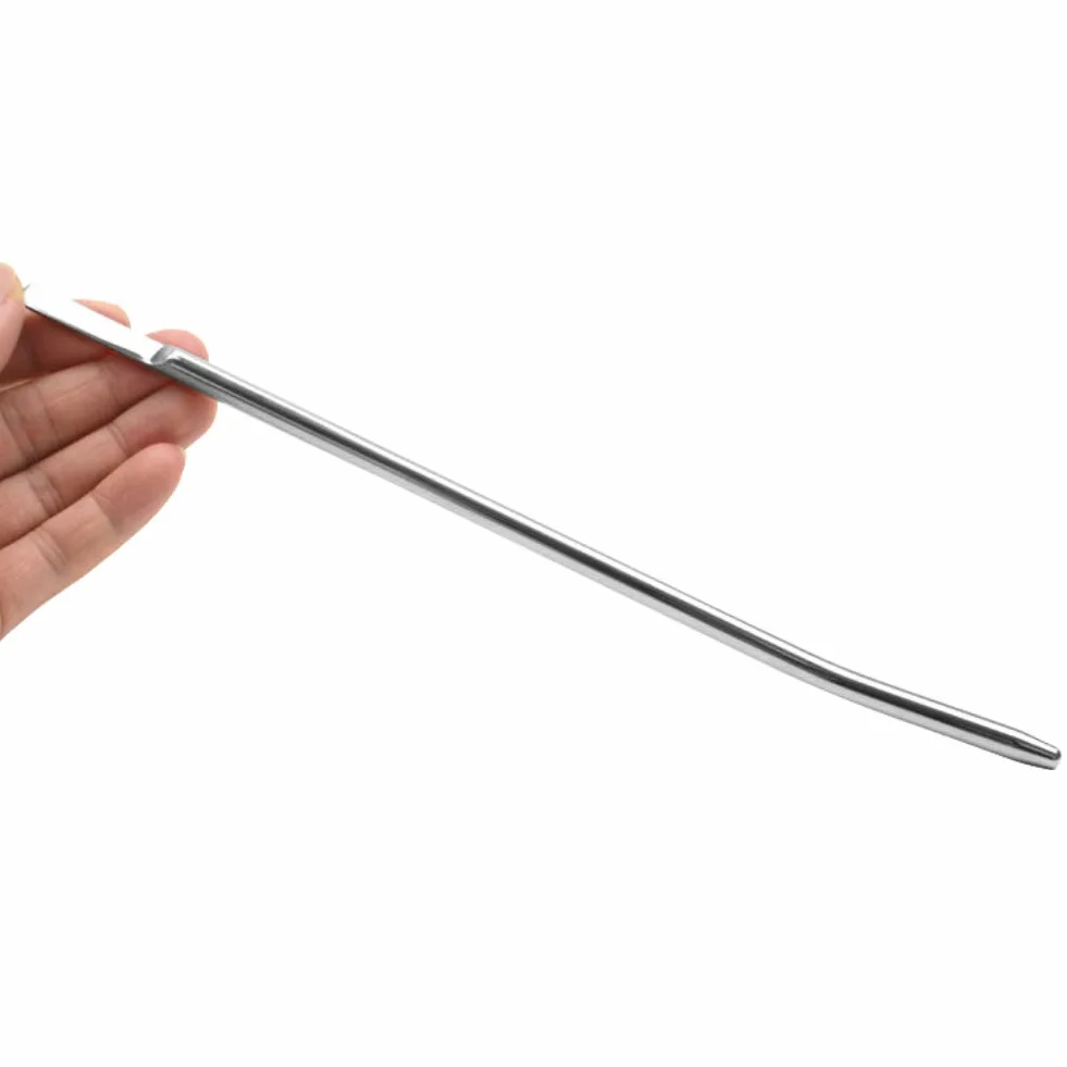 Roluck 3 uds sondas uretrales de acero inoxidable dilatador tapón de pene de Metal para hombres masturbación juguetes sexuales (S)