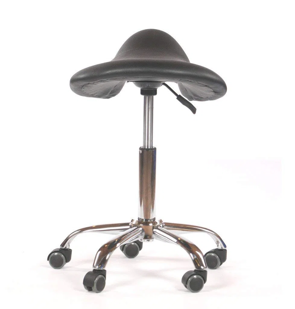 Masaje Salón de Belleza Silla de SPA Taburete/Masaje Maestro Taburete Giratorio ergonómico, Silla de Postura con un Elevador hidráulico neumático Duradero, A