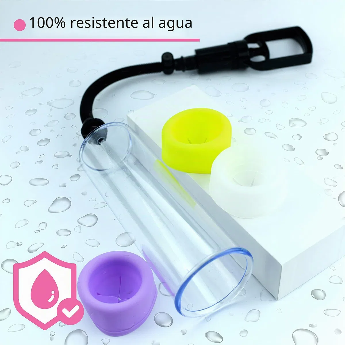 Bomba de vacio Juguetes eróticos para adultos: Bomba pene Alargamiento de pene masculino Sex toys Penis pump Juguetes sexuales Alargar pene Pompa pene Bomba vacio Aumento de pene hombre P02