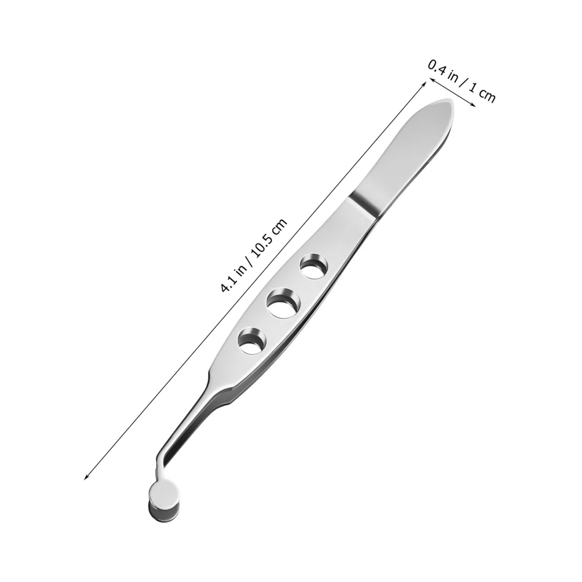 VALICLUD Pinzas Para Masaje De Glándulas De Meibomio Punta Redonda Herramienta Para Eliminar Orzuelos Y Alivio De Bolsas De Ojos Tratamiento Para Párpados 4.13 Pulgadas