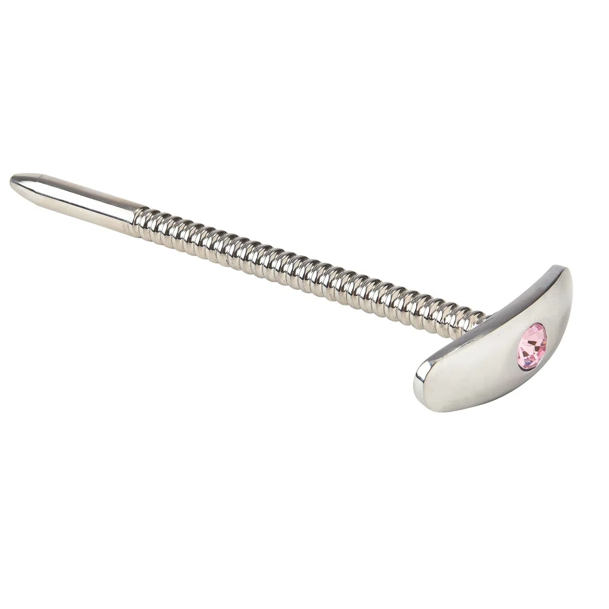 Sonda uretral metálica de acero inoxidable de 150 mm de longitud para hombres con un bonito aspecto-ESRB79