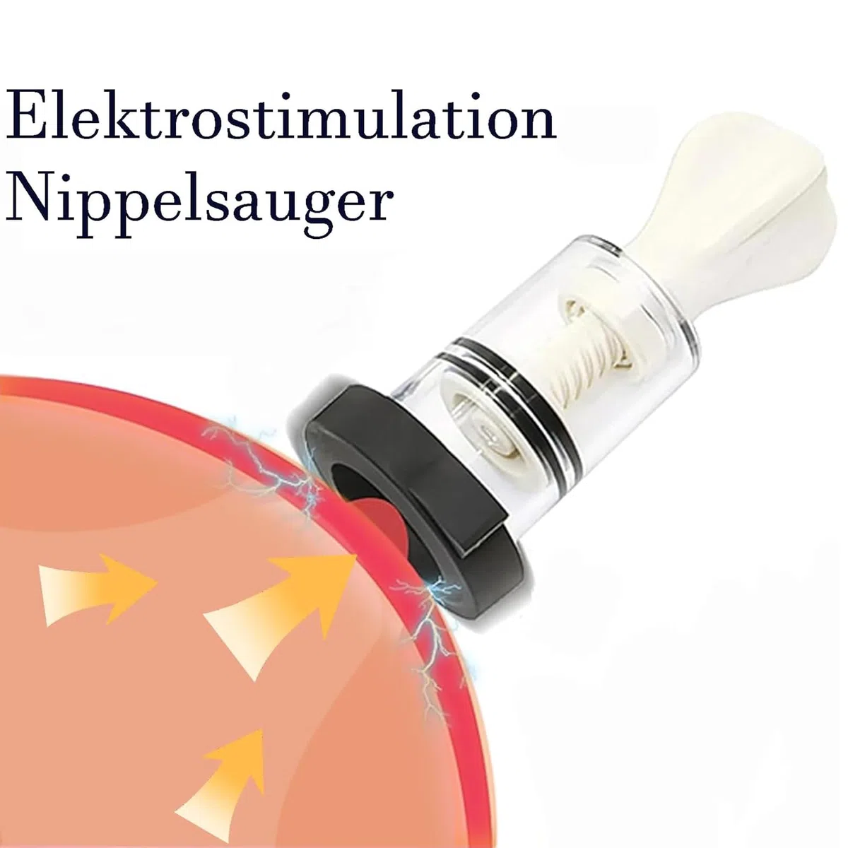 Kit de Estimulación Eléctrica Ventosas para Pezones Estimulador de Clítoris