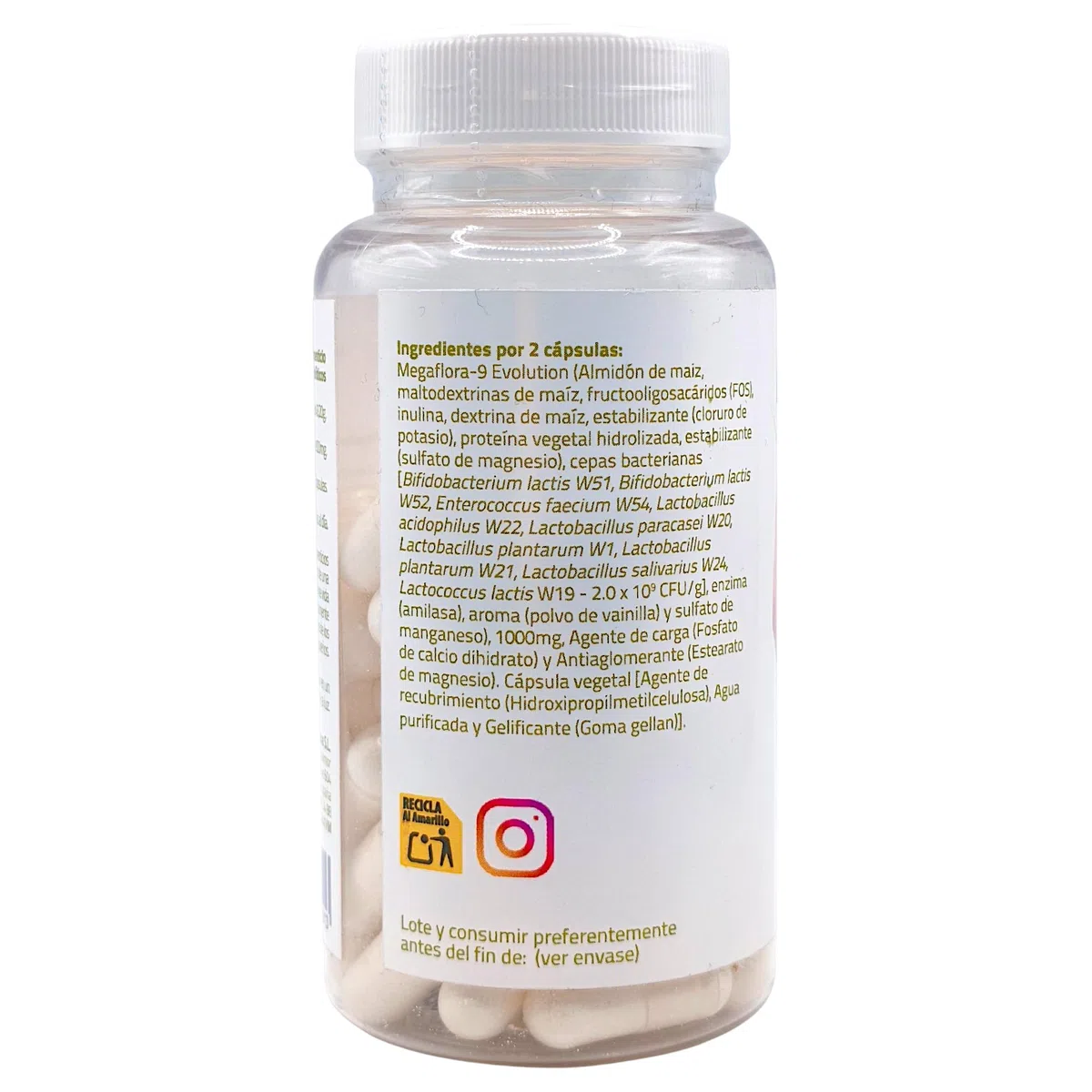 Bequisa Florabeq Simbiótico 60 Cápsulas - Mezcla Avanzada de Probióticos y Prebióticos - Equilibrio de la Flora Intestinal, Digestión Ligera y Defensas - Alivio de Gases e Hinchazón