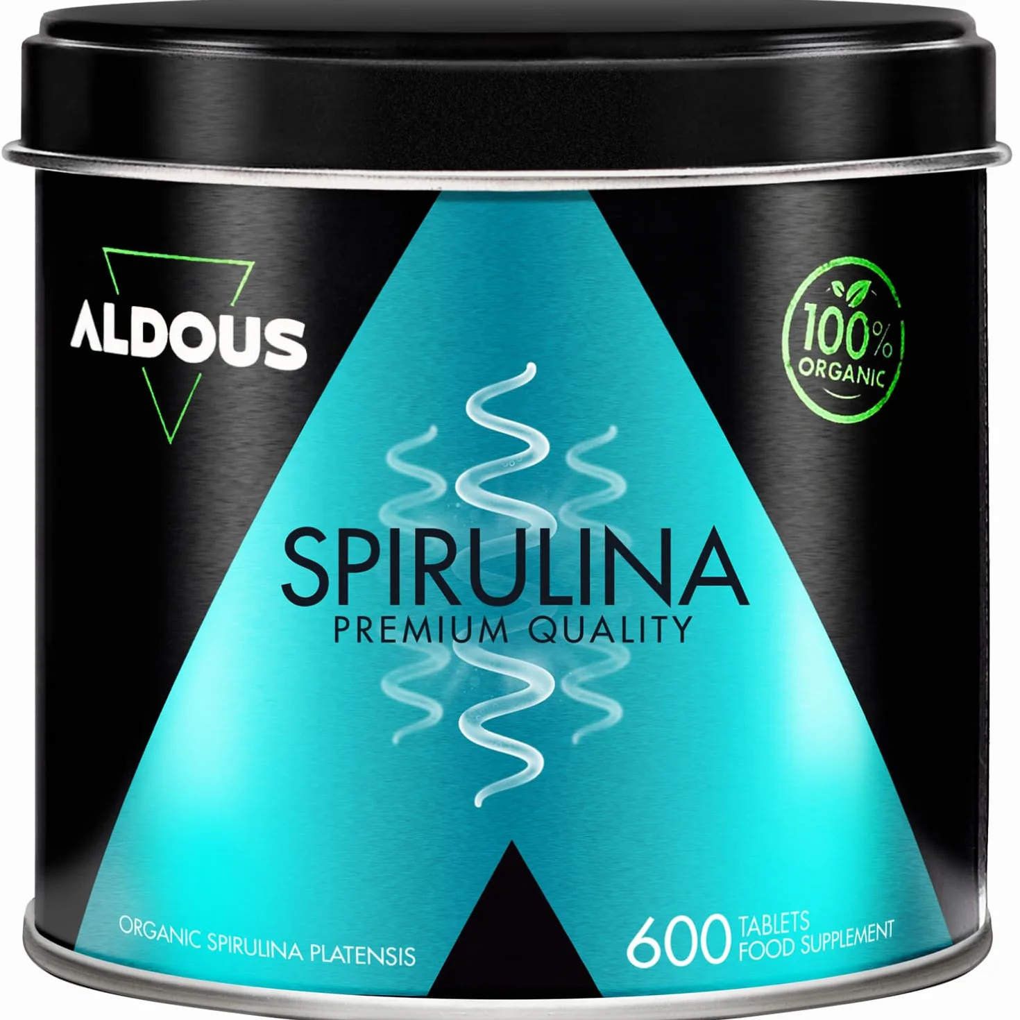 600 Comprimidos de Espirulina Ecologica | Máxima Dosis 100% Alga Spirulina Bio por Dosis - 3000mg | Saciante - Inhibidor de Apetito y Ansiedad 100% Natural - DETOX - Proteina Vegana para 100 Días