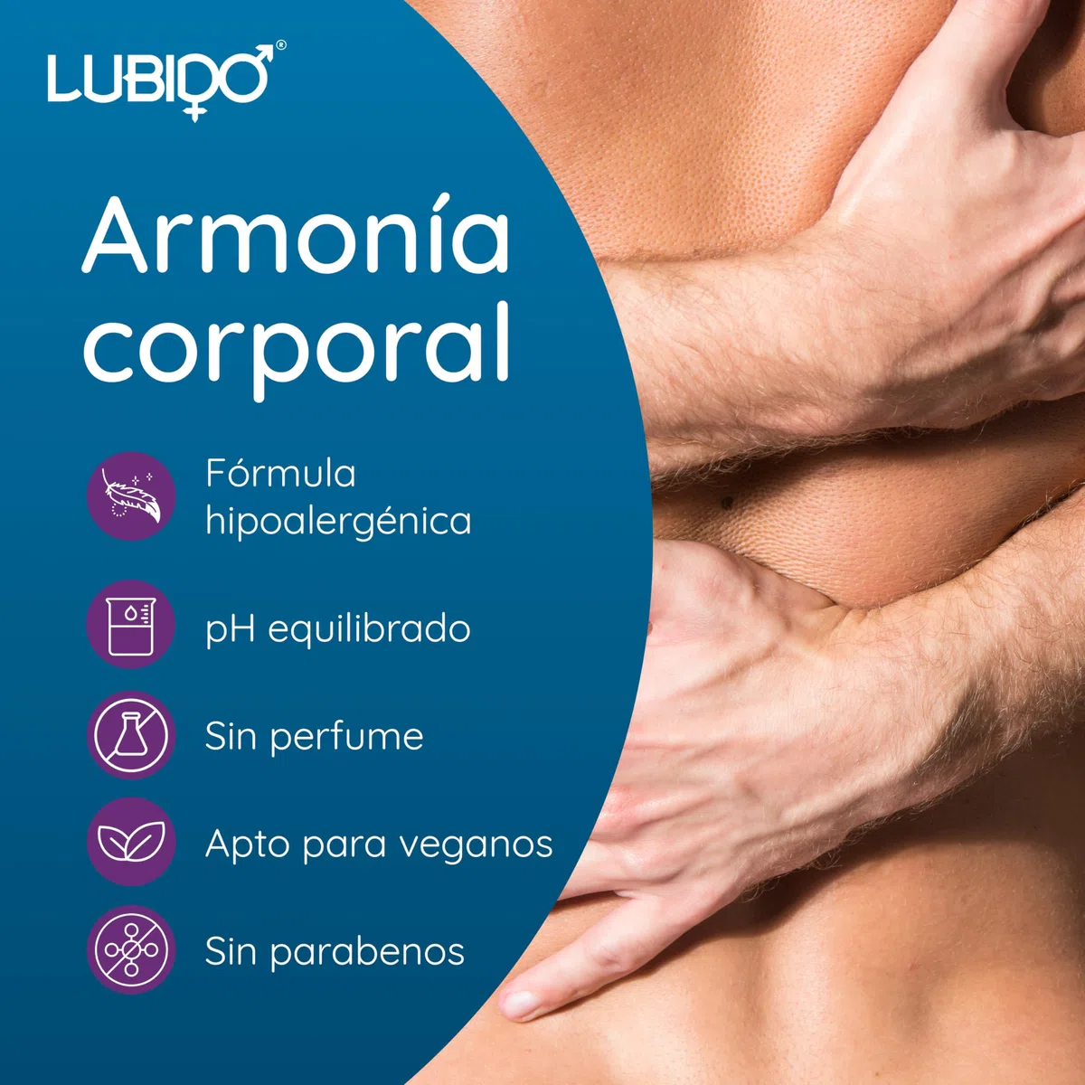 Lubido Gel Lubricante Hybrid Cremoso Hidratante sin parabenos - 250 ml