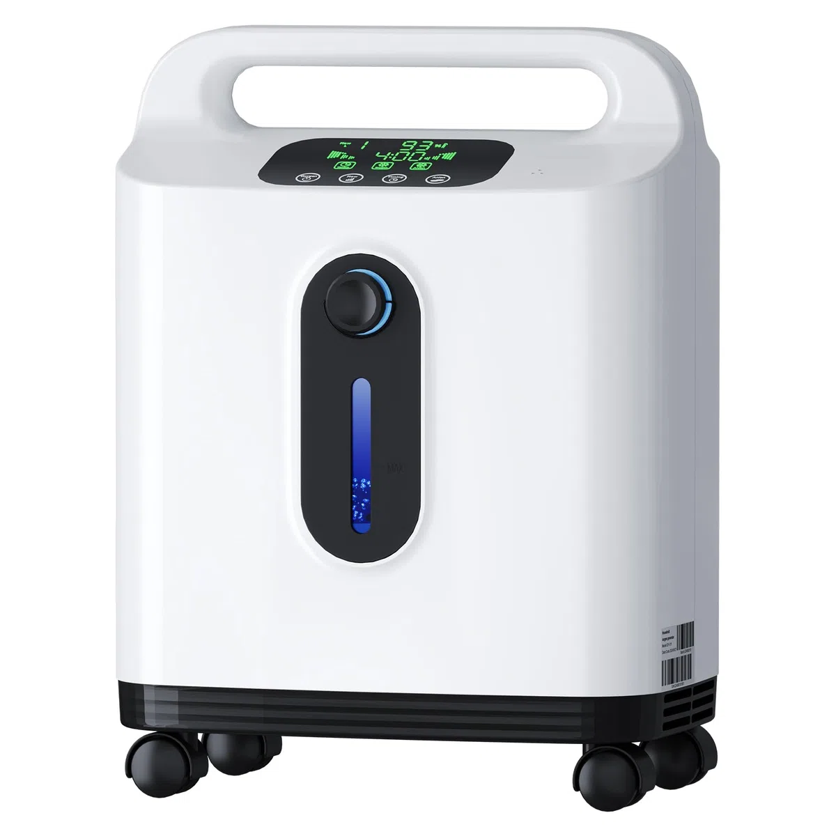 Concentrador de oxígeno portátil para uso doméstico, Xandoril, 1-8 l/min, concentración del 93%, apto para adultos y niños, con mando a distancia, nivel de ruido inferior a 50 dB.