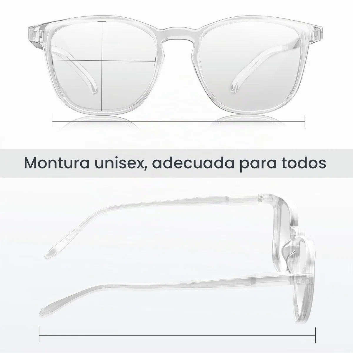 SURFOU Gafas Luz Azul para Hombre y Mujer, Filtro para Ordenador, TV y Móvil, Gaming y Lectura, Reducción de Fatiga Visual, Montura Cómoda y Ligera, Sin Graduación
