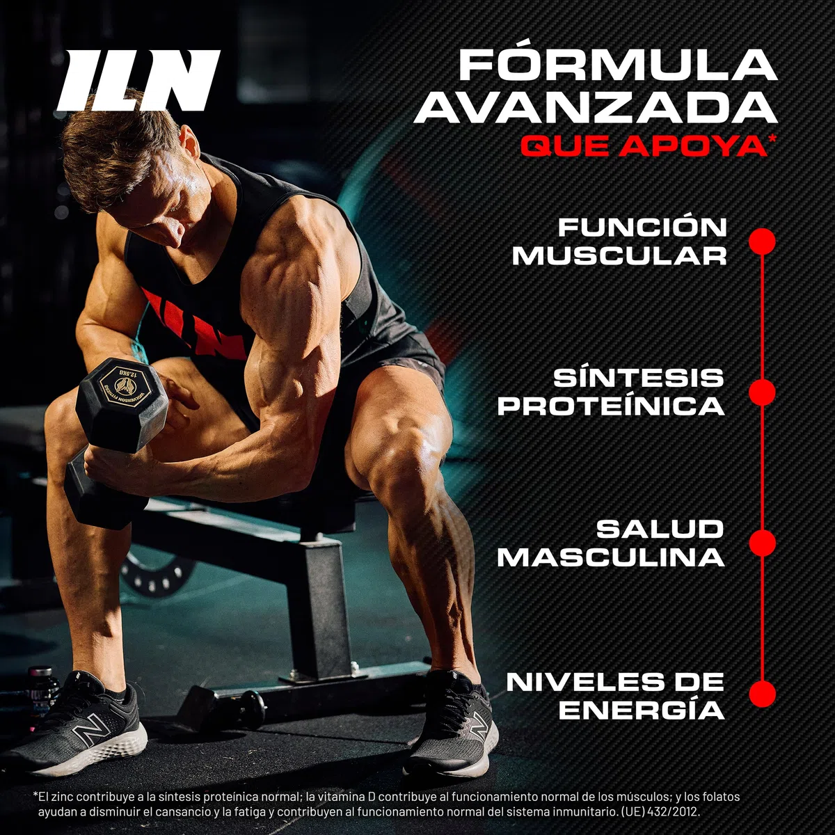 Test Xtreme Gominolas para hombre - fórmula alta potencia con maca, ginseng y zinc - sin azúcar, sabor frutos del bosque - 60 gominolas veganas
