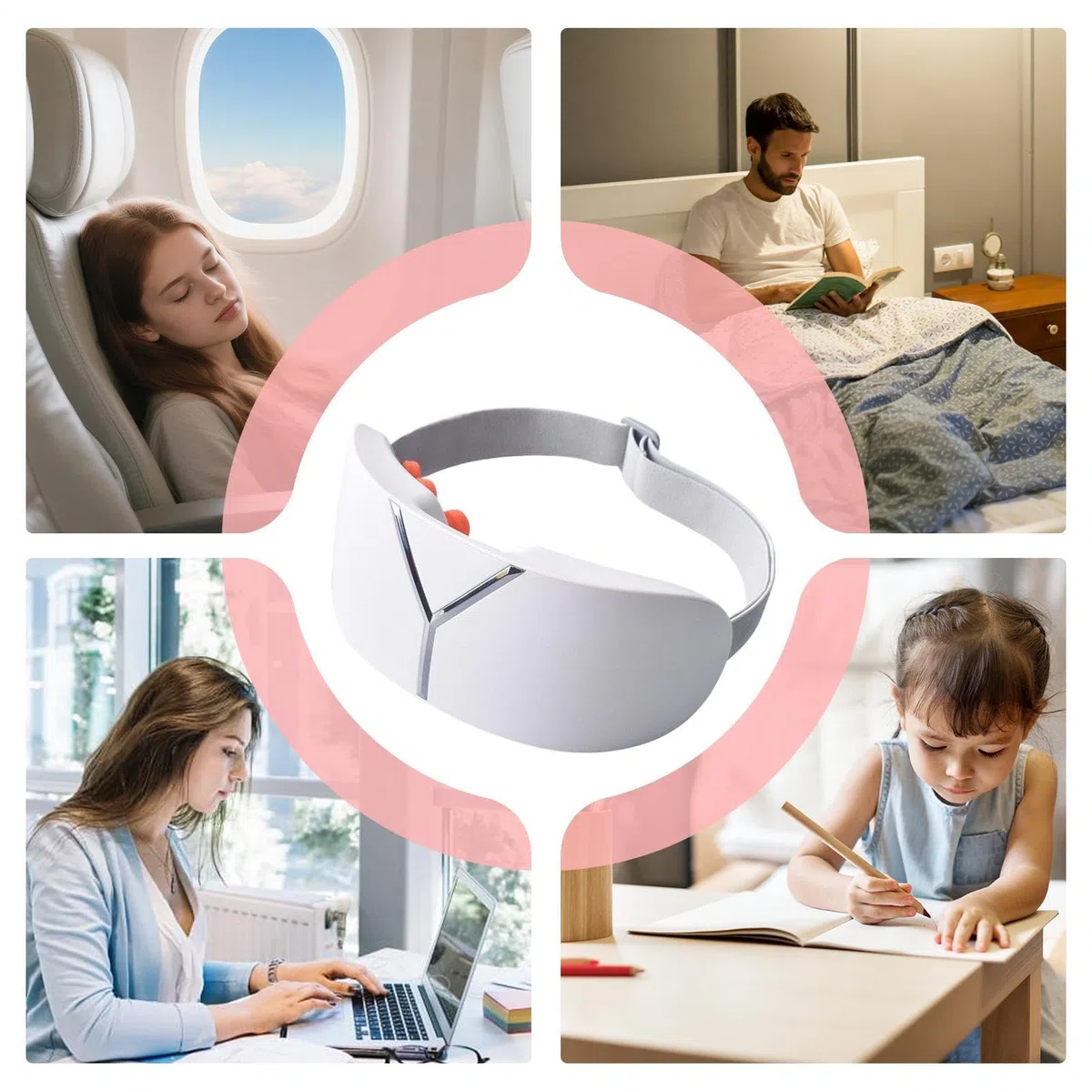 Máquina De Masaje Para Ojos,Máquina De Relajación Profunda | Dispositivo Para El Cuidado De Los Ojos | Para Hogar Lugar De Trabajo Viaje Hora De Dormir Meditación Diaria Fin De Semana